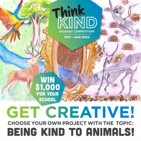 NZ Vegetarian Society's Annual Think Kind Student Competition Returns for 2024, Inspiring Young Minds to Embrace Compassion for Animals and the Planet