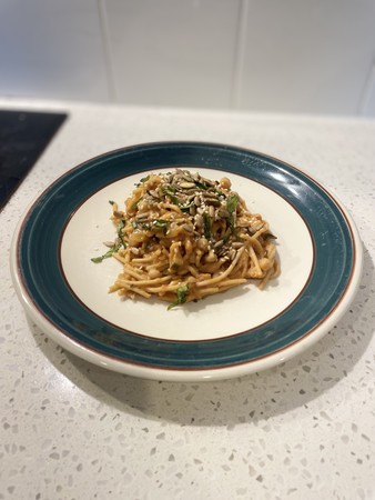 Lemon Zucchini One-Pot Pasta