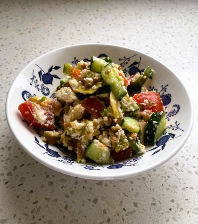 Tomato, Feta Couscous Salad
