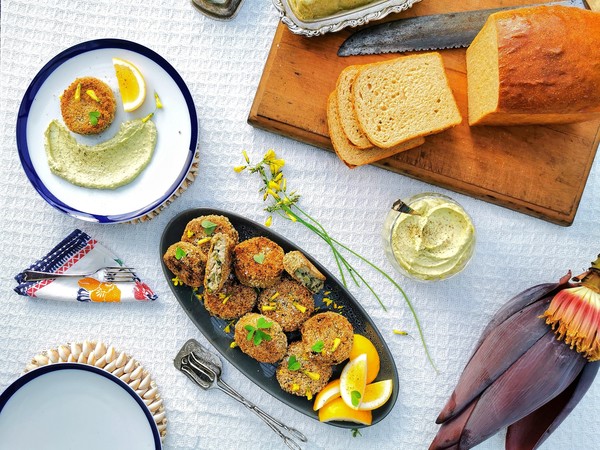 Banana Blossom Not Fish Cakes