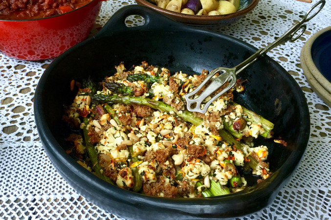 Asparagus Crumble