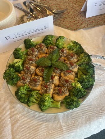 Tofu Puffs with Veggie Meat