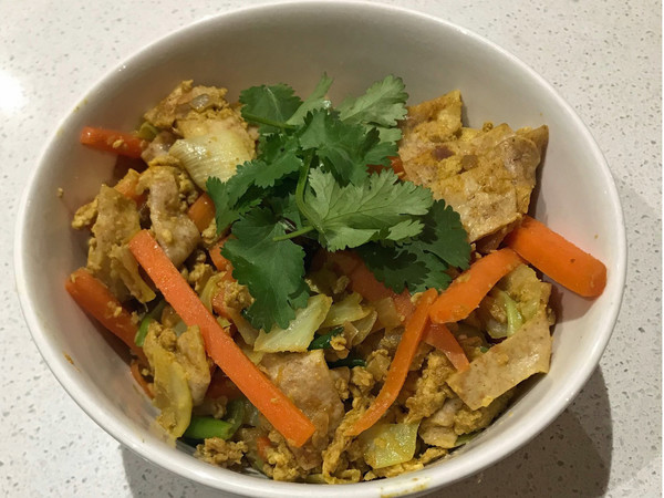 Sri Lankan - Vegetable Kottu Roti