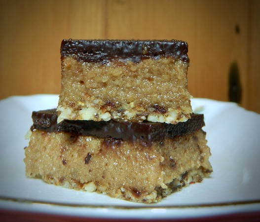 Date Caramel & Chocolate Slice