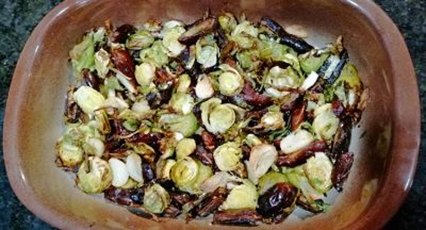 African American - Oven Roasted Brussels Sprouts with Dates