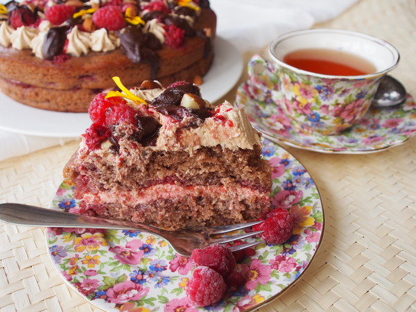 Chocolate Raspberry Cake