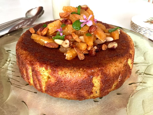 Orange, Almond and Hazelnut Cake