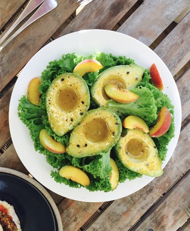 Peach & Avocado Salad