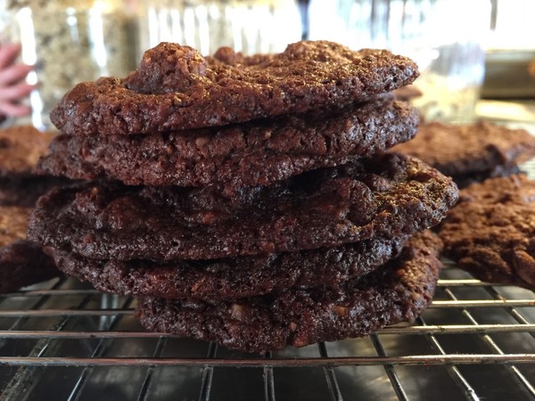 Nutty Choc Crispy Biscuits