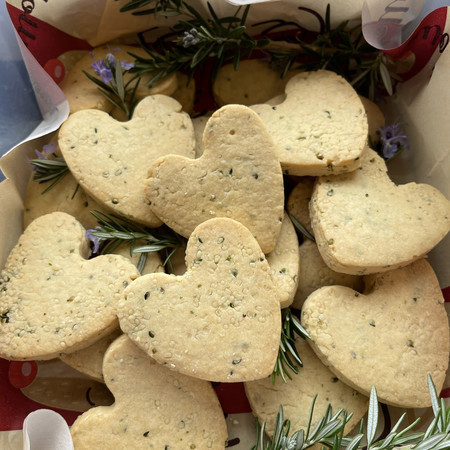 Shortbread Cookies and Creamy Hemp Milk